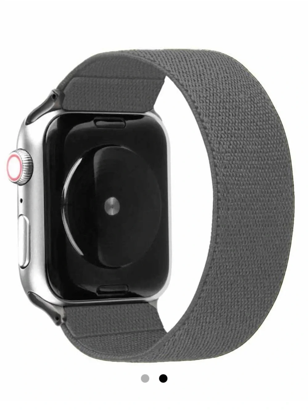 Solace Paladin Loop Apple Watch Nylon Band in White 38/40/42 MM No Clasps
